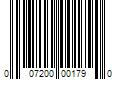 Barcode Image for UPC code 007200001790