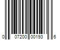 Barcode Image for UPC code 007200001936