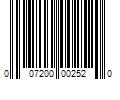 Barcode Image for UPC code 007200002520