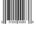 Barcode Image for UPC code 007200002636