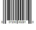 Barcode Image for UPC code 007200002810