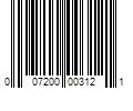 Barcode Image for UPC code 007200003121