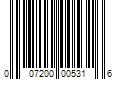 Barcode Image for UPC code 007200005316