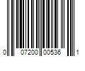 Barcode Image for UPC code 007200005361