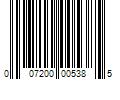 Barcode Image for UPC code 007200005385