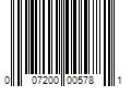 Barcode Image for UPC code 007200005781