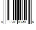 Barcode Image for UPC code 007200006108