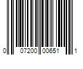 Barcode Image for UPC code 007200006511