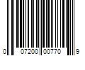 Barcode Image for UPC code 007200007709