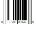 Barcode Image for UPC code 007200009260