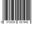 Barcode Image for UPC code 0072030021942