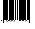 Barcode Image for UPC code 0072030022215