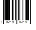 Barcode Image for UPC code 0072030022390