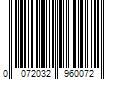 Barcode Image for UPC code 0072032960072