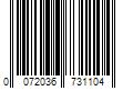 Barcode Image for UPC code 0072036731104