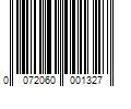 Barcode Image for UPC code 0072060001327