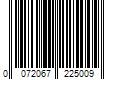 Barcode Image for UPC code 0072067225009