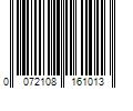 Barcode Image for UPC code 0072108161013