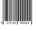 Barcode Image for UPC code 0072120000024