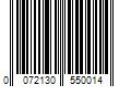 Barcode Image for UPC code 0072130550014