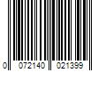 Barcode Image for UPC code 0072140021399