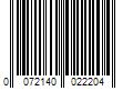 Barcode Image for UPC code 0072140022204