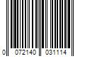 Barcode Image for UPC code 0072140031114