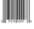 Barcode Image for UPC code 007215000078