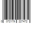 Barcode Image for UPC code 0072179227472