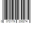 Barcode Image for UPC code 0072179230274