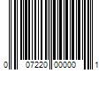 Barcode Image for UPC code 007220000001