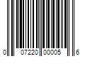 Barcode Image for UPC code 007220000056