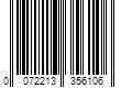Barcode Image for UPC code 0072213356106. Product Name: CRC Industries Crc Food Grade Grease Cartrdge 14oz SL35610
