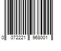 Barcode Image for UPC code 0072221968001