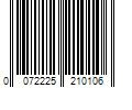 Barcode Image for UPC code 00722252101075