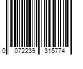 Barcode Image for UPC code 0072239315774