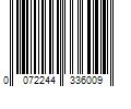 Barcode Image for UPC code 0072244336009