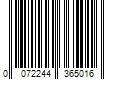 Barcode Image for UPC code 0072244365016