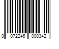 Barcode Image for UPC code 0072246000342