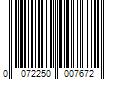 Barcode Image for UPC code 0072250007672