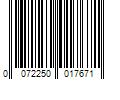 Barcode Image for UPC code 0072250017671