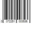 Barcode Image for UPC code 0072251003536