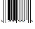 Barcode Image for UPC code 007227000059