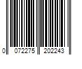 Barcode Image for UPC code 0072275202243