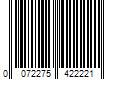 Barcode Image for UPC code 0072275422221