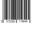 Barcode Image for UPC code 0072288119545