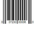 Barcode Image for UPC code 007230000060