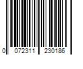 Barcode Image for UPC code 0072311230186