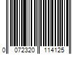 Barcode Image for UPC code 0072320114125