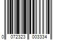 Barcode Image for UPC code 0072323003334